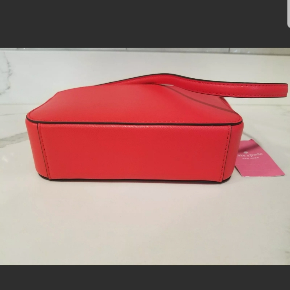 NWT! Kate Spade Gazpacho Red/Orange Mini Camera Crossbody Bag - Picture 10 of 14